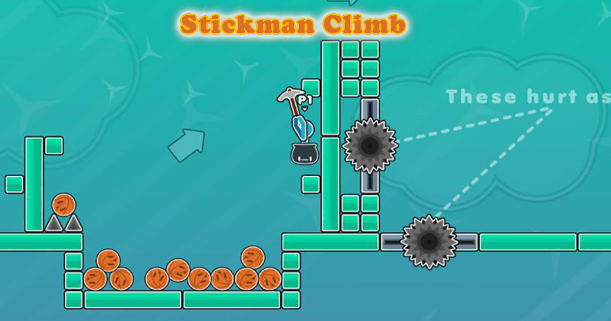 Gameplay screenshot of Stickman climb